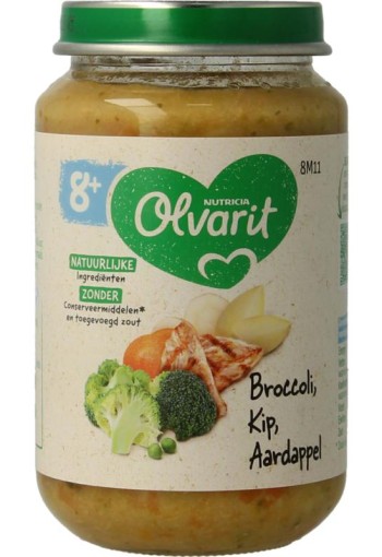 Olvarit Broccoli kip aardappel 8M11 (200 gram)