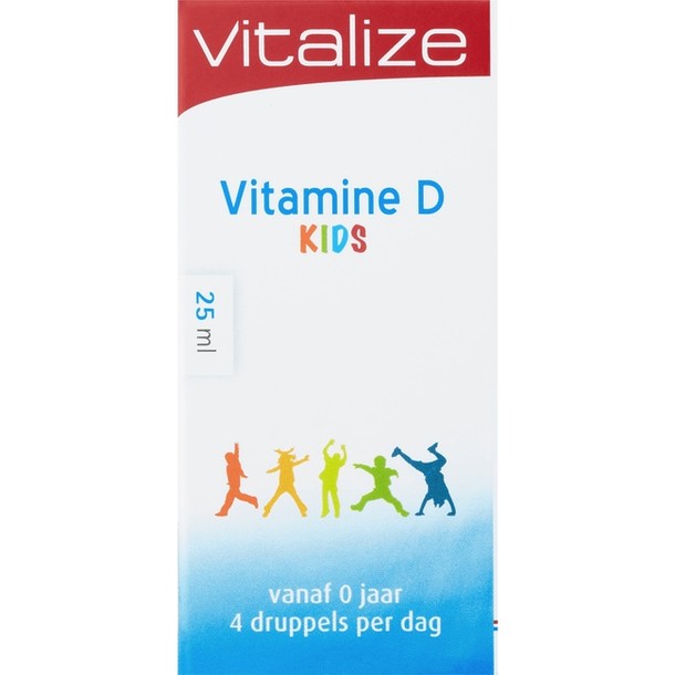 Vitalize Vitamine D Kids Druppels 25 ML druppels