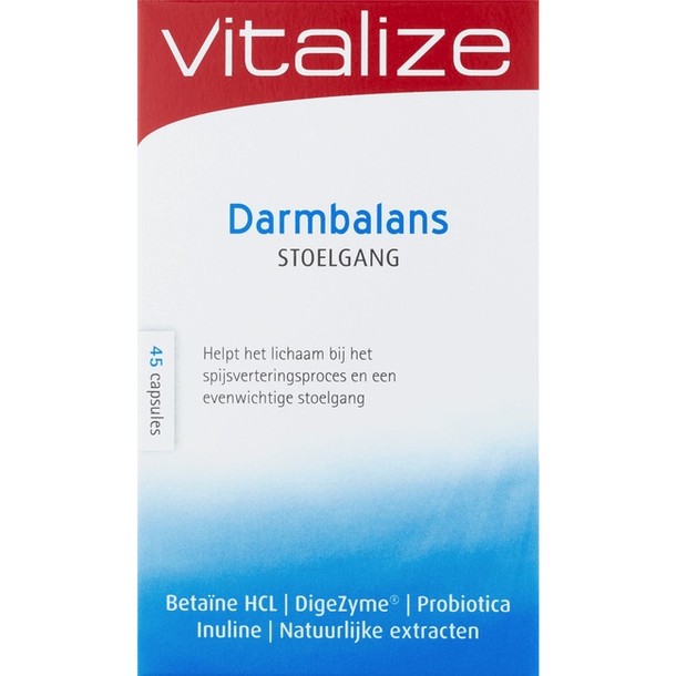 Vitalize Darmbalans Stoelgang Capsules 28 GR capsule