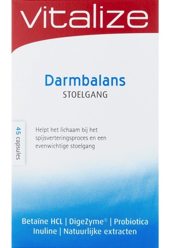 Vitalize Darmbalans Stoelgang Capsules 28 GR capsule