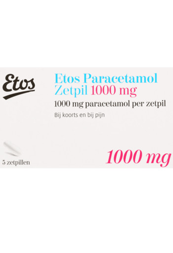 Etos Pa­ra­ce­ta­mol zet­pil­len 1000 mg 5 stuks