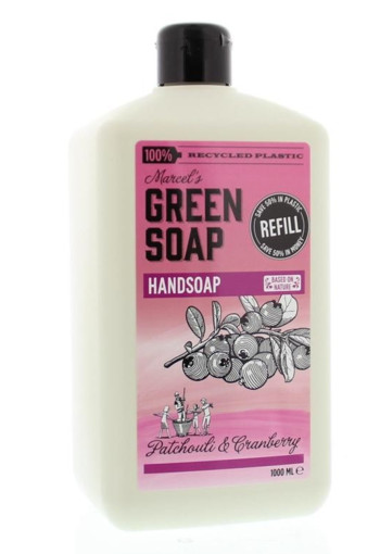 Marcel's GR Soap Handzeep patchouli & cranberry navul 1 liter