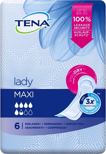 Tena Lady Incontinentieverband Maxi 6 stuks