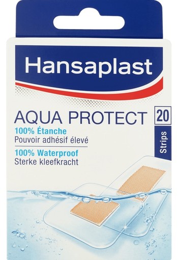 Hansaplast Aqua protect strips (20 Stuks)