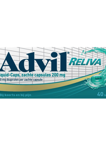 Advil Reliva liquid capsules 200mg (40 Capsules)