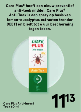 Care Plus Anti teek (60 ml) - Care Plus Anti-Insect Teek