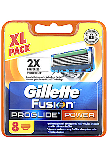 Gillette Fusion ProGlide Power Scheermesjes 8 stuks