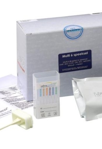 Testjezelf.nu Multidrugtest 6 speeksel kit (4 Stuks)