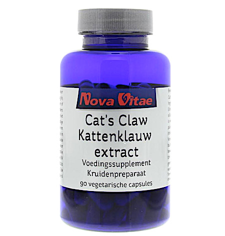 Nova Vitae Cats claw kattenklauw 500 mg (90 Capsules)