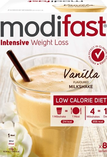 Modifast Milkshake Instensive Weight Loss Vanilla Flavoured 440 g Doos 