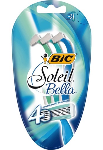 Bic Soleil Bella Wegwerpmesjes 4-Blads 3 stuks