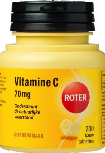 Roter Vitamine C 70mg Kauwtabletten 200 stuks