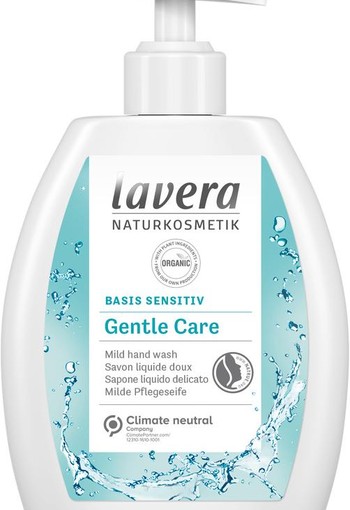 Lavera Basis Sensitiv handzeep/savon liquide EN-FR-IT-DE (250 Milliliter)