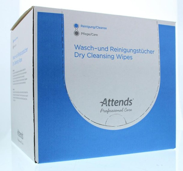 Attends Care dry cleansing wipes (150 Stuks)