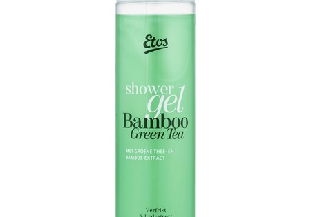 Etos shower gel Green tea & bamboo (met bubbels) 250 ml