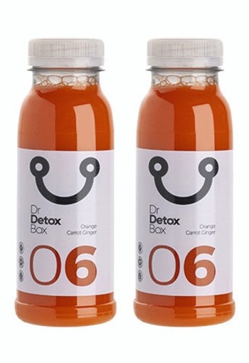 DETOX | Wortel Sinaasappel Gember Sap Nº6 - 6-Pack