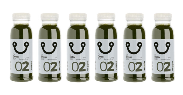 DETOX | Veggie 6-pack juices | Boerenkool Spinazie Gember Sap - Veggie Nº2