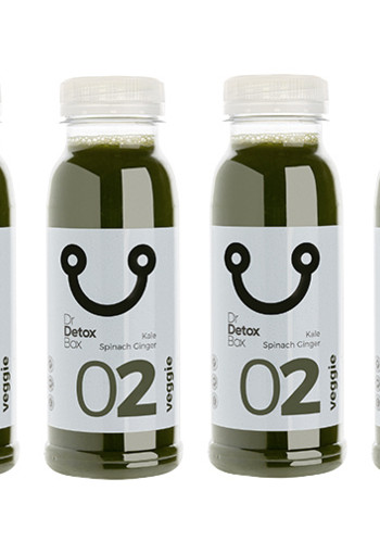 DETOX | Veggie 6-pack juices | Boerenkool Spinazie Gember Sap - Veggie Nº2