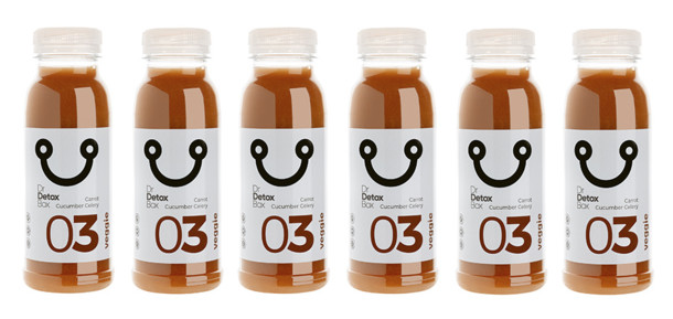 DETOX | Veggie 6-pack juices | Wortel Komkommer Selderij Sap - Veggie Nº3