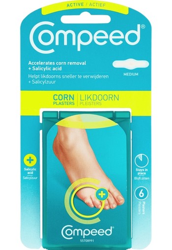 Compeed Likdoorn 2-in-1 - 6 stuks