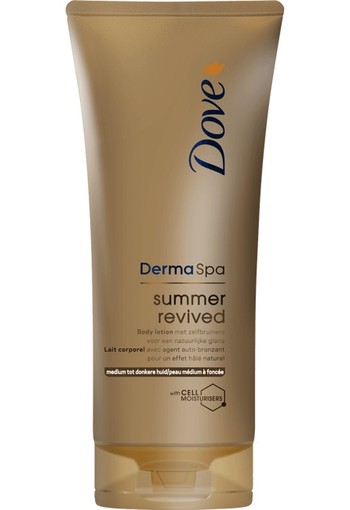 Dove Derma Spa Bodylotion Summer Revived Dark Skin 200ml