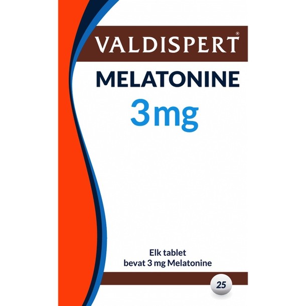 Valdispert Melatonine 3 mg-Valdispert Jet lag 25 tabletten