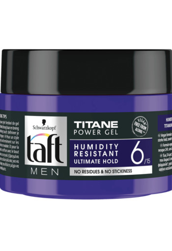 Taft Titane Power Gel Jar 250 ml