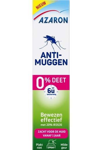 Azaron Anti muggen zonder deet 75 ml