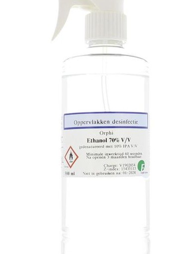 Orphi Alcohol ethanol 70% spray (500 Milliliter)