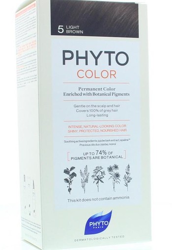 Phyto Paris Phytocolor chatain clair 5 (1 Stuks)