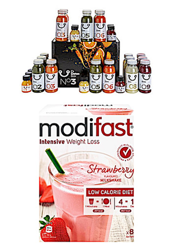 3 x GRATIS Modifast Milkshake Strawberry Flavoured 440 g Doos + 3 Dagen Detox Sapkuur - DrDetoxBox N°3