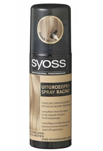 Syoss Uitgroeispray middenblond (120 Milliliter)