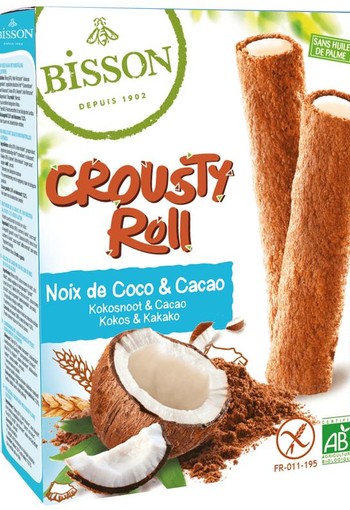 Bisson Crousty roll kokos cacao bio (125 Gram)