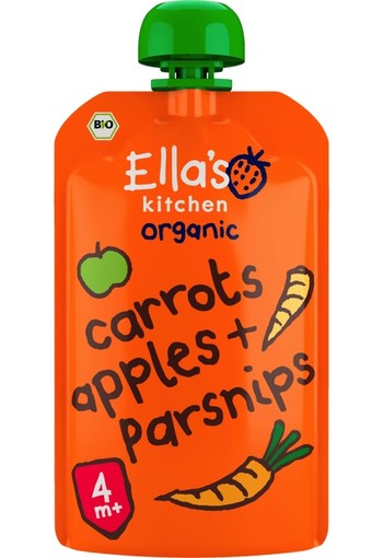ELLA'S KITCHEN smoothie carrots+apples+parsnips+vanilla 120 gram