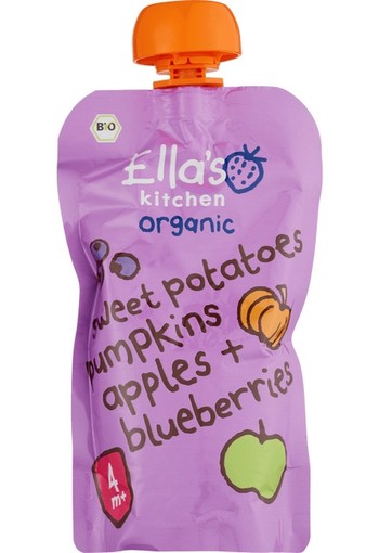 ELLA'S KITCHEN Sweet Patatoes, Pumpkins, Apples & Blueberries 4+ Maanden 120 gram