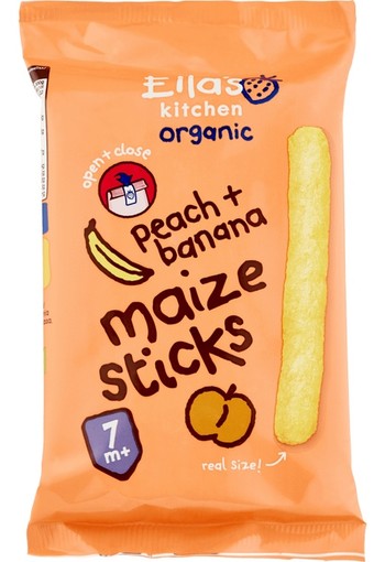 Ella'S Kitch 7+ M Peach & Banana Melty Sticks 120 gram