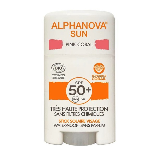 Alphanova Sun Sun stick face pink SPF50+ (12 Gram)