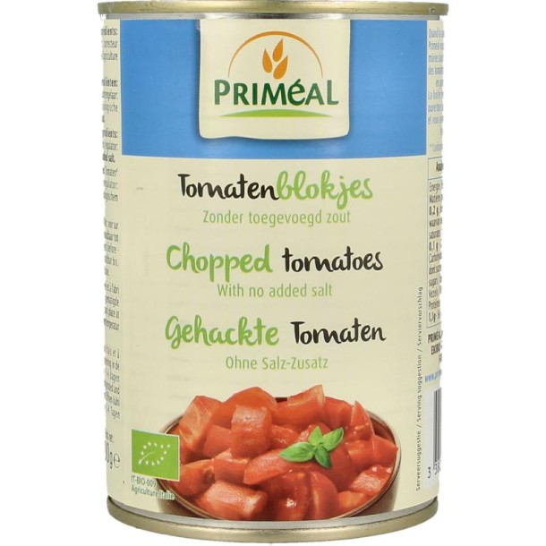 Primeal Tomatensaus met stukjes bio (400 Gram)
