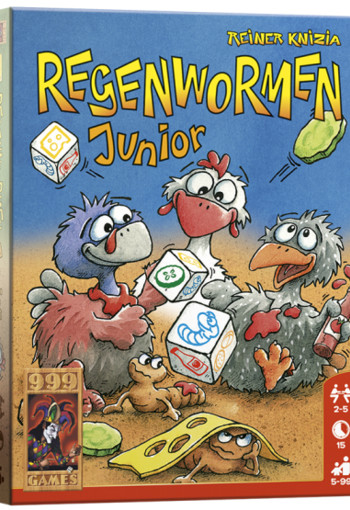 Regenwormen Junior (A13) - Dobbelspel