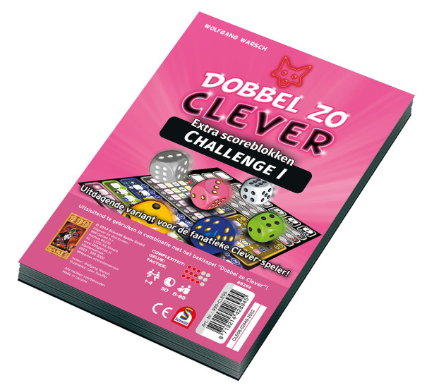 Dobbel zo Clever Challenge Scoreblok - Dobbelspel