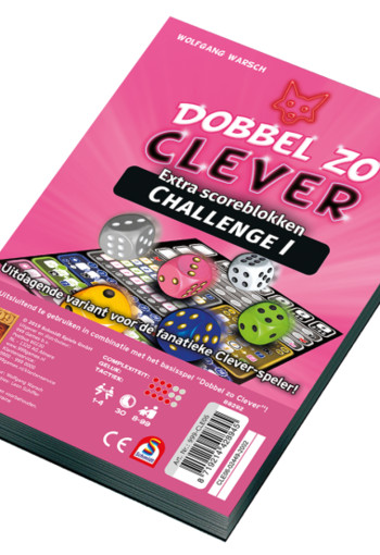 Dobbel zo Clever Challenge Scoreblok - Dobbelspel