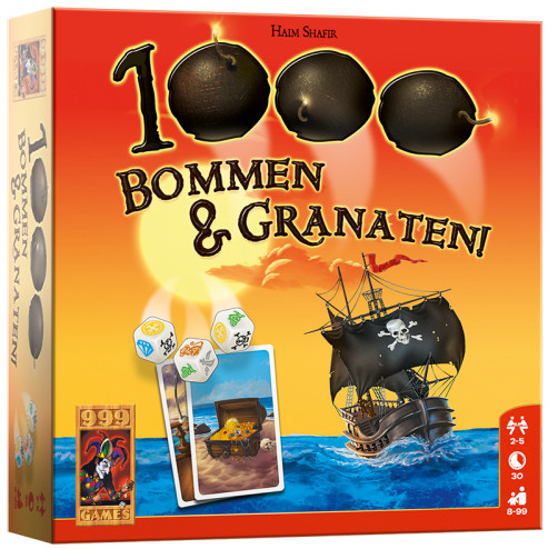 1000 Bommen & Granaten! - Dobbelspel