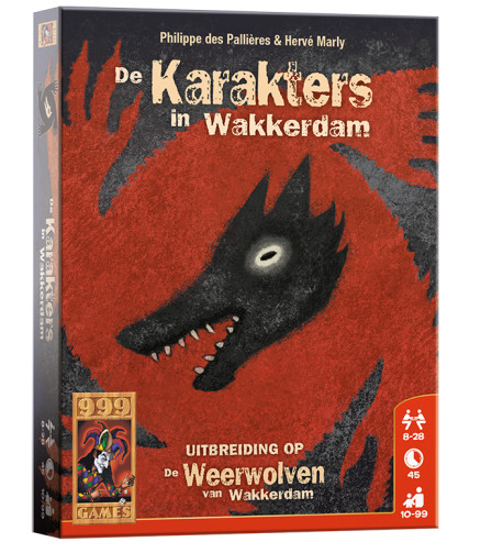 De Weerwolven van Wakkerdam: Karakters - Kaartspel