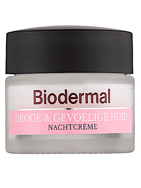 Biodermal Nachtcrème Droge & Gevoelige Huid 50 ML, creme