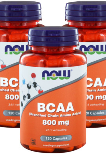 Now Bcaa 800 Mg Trio 3x 120cap