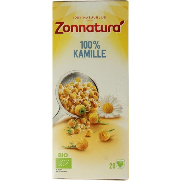 Zonnatura Kamille thee 100% bio (20 Zakjes)