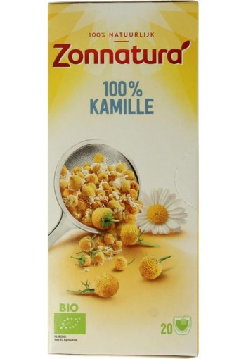 Zonnatura Kamille thee 100% bio (20 Zakjes)