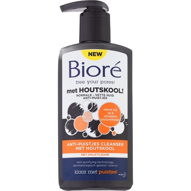 Bioré Anti-Puistjes Cleanser 200 ML, gel 