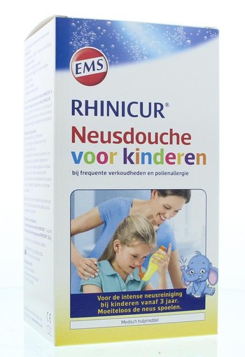 Rhinicur Neusdouche kind met 4 zakjes (1 Set)