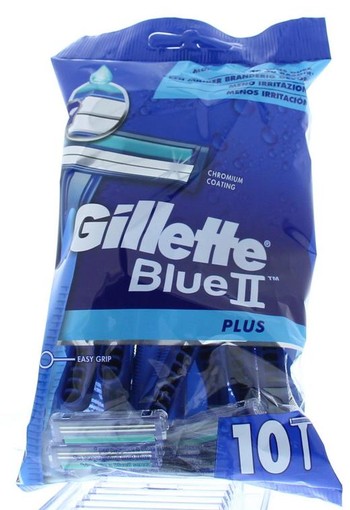 Gillette Blue II plus wegwerpscheermesjes (10 stuks)